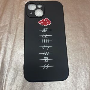 NIB Starry Dance Naruto Symbols iPhone 15 Black Case